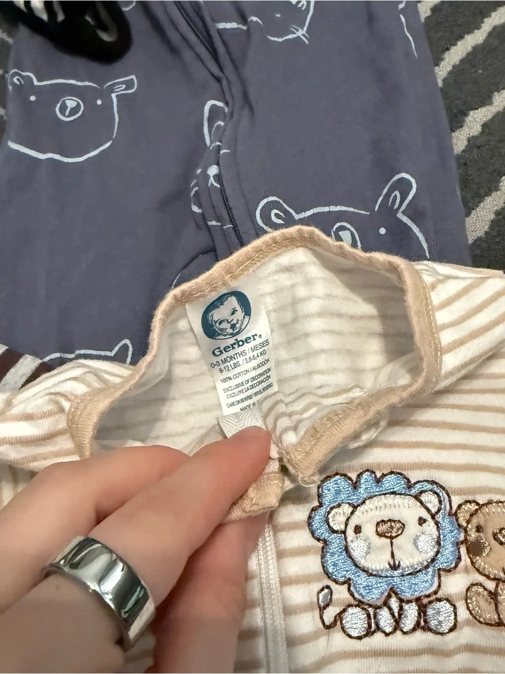 Baby boy sleeper bundle